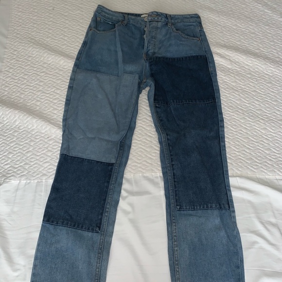 PacSun Denim - Pacsun Patched Mom Jeans